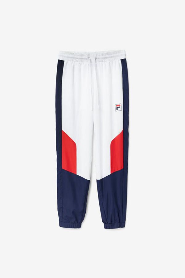 Calça Fila Homem Branco/Azul Marinho/Vermelhas - Fila Cyril Portugal Online,EGKB-82951